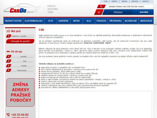 nové kvalitní autodíly pro všechny vozy. specializujeme se na prodej značkových tlumičů, spojek a brzd.