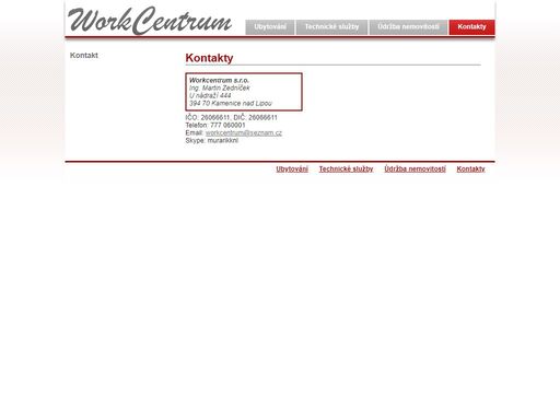 workcentrum s.r.o. - kontakty