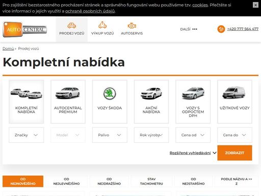 autocentral plzeň - prodej kvalitních ojetých a zánovních vozů v plzni. auta bez rizika.