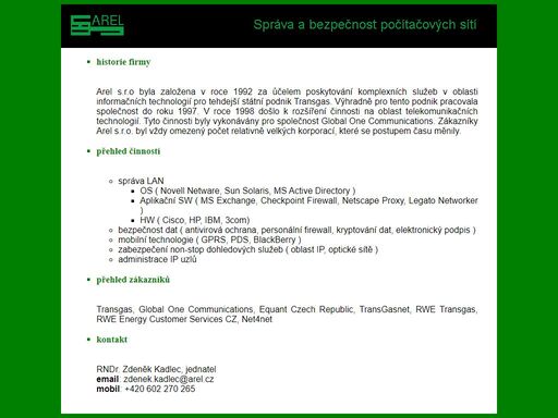 www.arel.cz