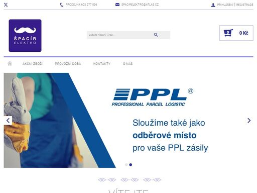 elektro špacír: e-shop - jsme tady s vámi od roku 1992, zkušeností s prodejem nejen bílého zboží, elektroniky, tv či audia nyní i na internetu! 