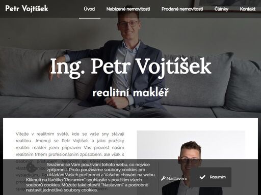 vítejte v realitním světě, kde se vaše sny stávají realitou. jmenuji se petr vojtíšek a jako pražský realitní makléř jsem připraven vás provést naším realitním trhem profesionálním způsobem, ale však s osobním přístupem. nebojím se překračovat své vlastní hranice a posouvat očekávání k ještě lepším výsledkům. poslání realitního makléře není pouze...