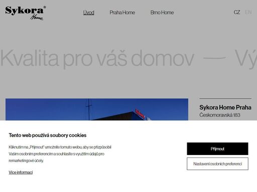 sykora home - zde najdete kvalitní nábytek, kuchyně, jídelny, ložnice, koupelny, sedací soupravy, interiérové doplňky, vše pro vaše bydlení