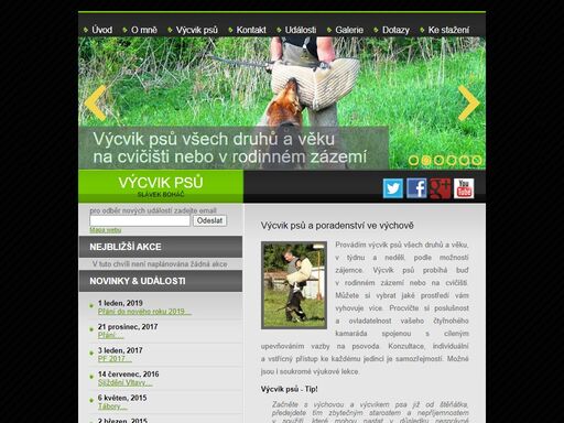 výcvik psů - slávek boháč