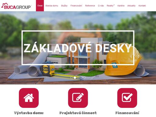 firma buca group se zabývá stavbou rodinných domů. zajistíme výstavbu základové desky, realizujeme hrubou stavbu a dokončení rozestavěného domu. 
