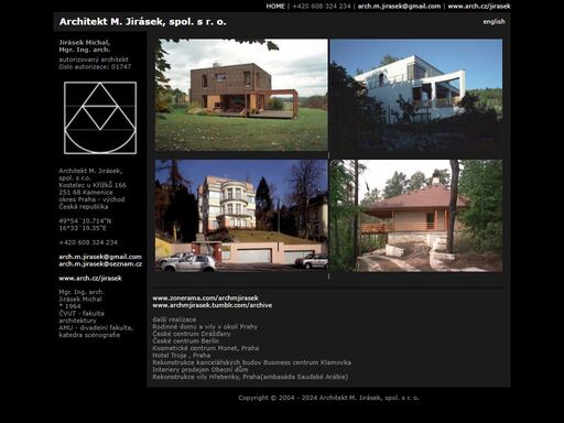 architekt m. jirásek, spol. s r. o., jirásek michal, mgr. ing. arch.