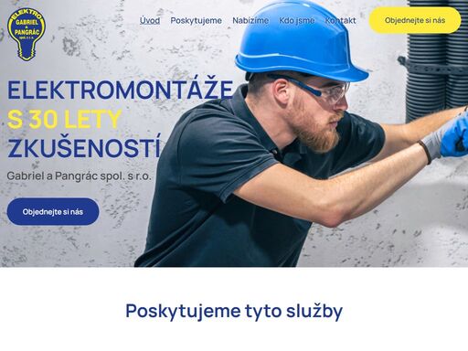 společnost gabriel a pangrác spol. s.r.o. působí v plzeňském kraji již od roku 1992. specializujeme se na elektromontáže - silnoproud - slaboproud - výstavbu rozvaděčů.