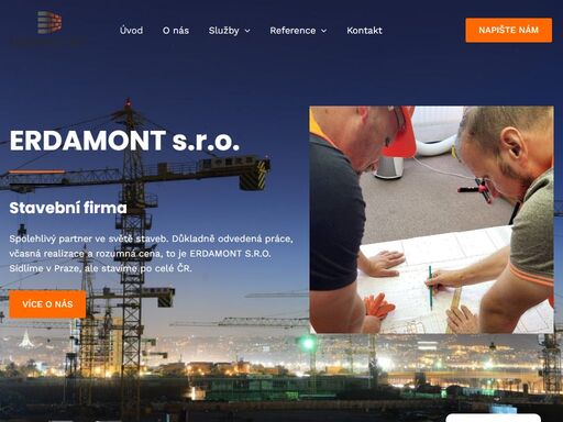 jsme stavební firma a spolehlivý partner ve světě staveb. důkladně odvedená práce, včasná realizace a rozumná cena, to je eradamont.