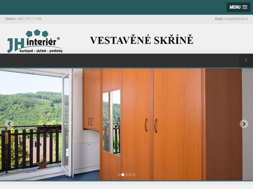 vestavěné skříně jh interiér - výroba vestavěných skříní a nábytku na míru z moderních materiálů praha,kladno,středočeský kraj.