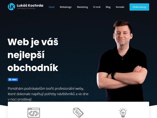 pomáhám podnikatelům tvořit profesionální weby, které dokonale naplňují potřeby návštěvníků a ve dne v noci prodávají.