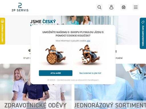 nabízíme zdravotnické oděvy, textil a obuv. jsme profesionální e-shop a chráněná dílna s vlastní výrobou. poskytneme vám náhradní plnění.