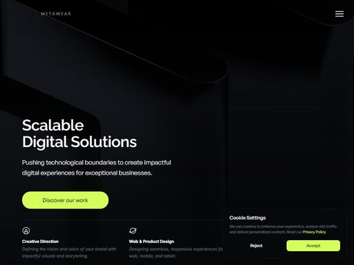 pushing technological boundaries to create impactful digital experiences for exceptional businesses.