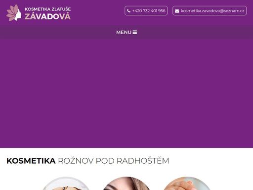 kosmetické služby, prodlužování řas, masáž obličeje lávovými kameny, kosmeceutika larens, to vše a mnoho dalšího na jednom místě.