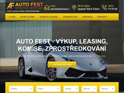 autobazar autofest, váš partner ojetých vozů