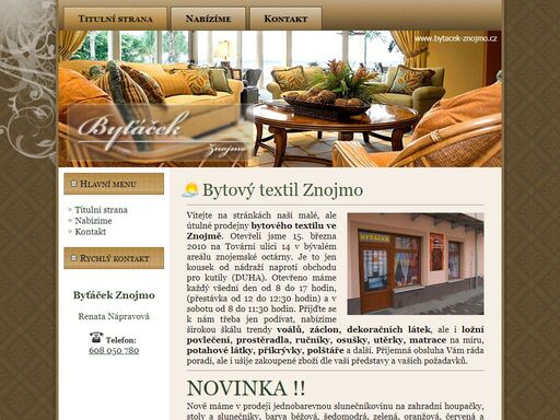 bytový textil znojmo, bytové doplňky znojmo, záclony, ručníky