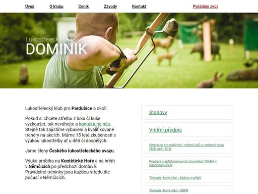 lukostřelecký klub dominik pardubice