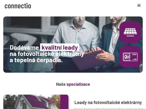 dodáváme kvalitní leadyna fotovoltaické elektrárny a tepelná čerpadla. dodáváme kvalitní leadyna fotovoltaické elektrárny a tepelná čerpadla. naše specializace leady na fotovoltaické elektrárny z našeho širokého portfolia zákazníků vám můžeme nabídnout kontakty jak na soukromníky, kteří mají zájem o instalaci fve pro svůj rodinný dům, tak i na společnosti s většími projekty. leady na tepelná čerpadla