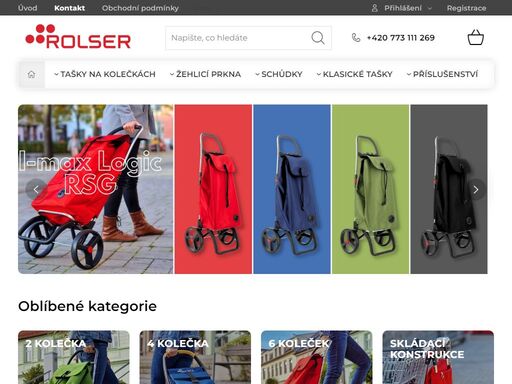 výhradní dovozce ? nákupních tašek na kolečkách značky rolser. rodinná výroba ve španělsku.? nejvyšší kvalita více než 50 let.? a k tomu 5-letá záruka!