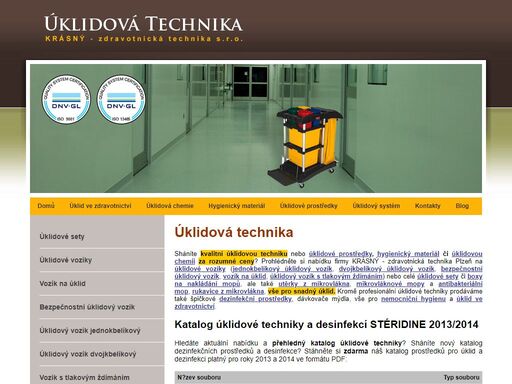 potřebujete kvalitní úklidovou techniku či úklidové prostředky za rozumné ceny? prohlédněte si úklidové vozíky, mopy, boxy, utěrky a rukavice, neutralizátory zápachu pro úklid z nabídky firmy krásný - zdravotnická technika s.r.o. plzeň.