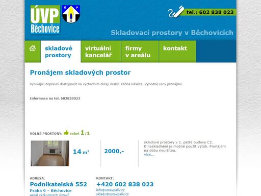 vynikající dopravní dostupnost na východním okraji prahy. klidná lokalita. výhodné ceny pronájmu. informace na tel. 602838023    pokud vás zajímá,…