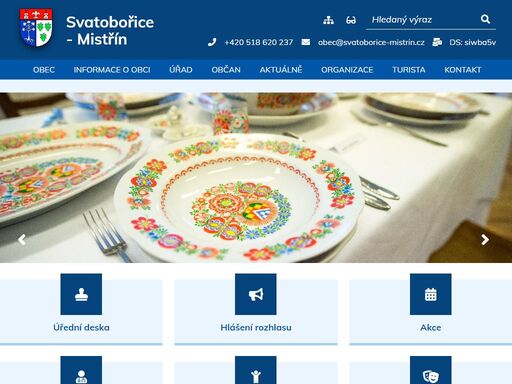 oficiální stránky obce svatobořice-mistřín