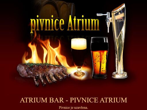 atrium bar brno - úvodní stránka