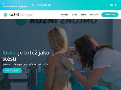 naše ambulance poskytuje komplexní léčebnou, preventivní i diagnostickou péči v celém spektru kožních chorob, jak dětí, tak i dospělých.