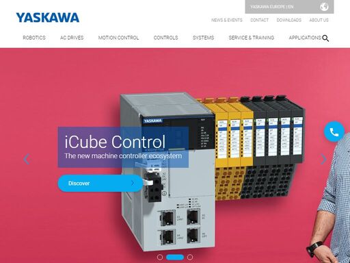 discover our powerful automation solutions: industrial robots, ac drives, servo motors, control systems and much more
