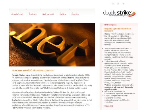 double strike s.r.o. - poradíme vám, jak dobře zhodnotit své investice do reklamy, máme 20 let zkušeností. výborně umíme rtb.