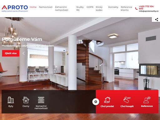 každý den stovky nových nemovitostí, reality. nemovitosti na prodej či pronájem v každém místě. přehledný katalog realit.