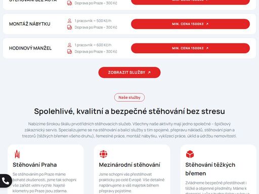 vyberte si přední stěhovací služby v praze za skvělé ceny! nabízíme kompletní stěhování na klíč pro byty, domy i firmy. zjistěte více o našich flexibilních řešeních a výhodách.