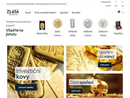 investiční kovy jako bezpečný přístav pro vaše finanční prostředky.
