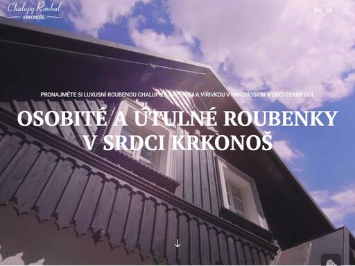 luxusní roubenky k pronájmu ? vyberte si tu svou k nezapomenutelnému zážitku?. zarezervujte si své ubytování od chalupy roubal - černý důl v krkonoších.
