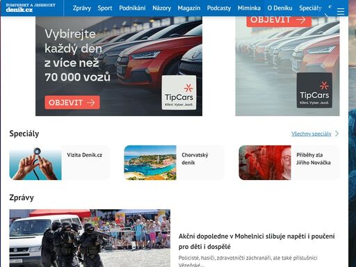 novinky a zprávy ze šumperka, jeseníku a okolí. nejdůležitější informace a události z jednotlivých obcí, dění v politice, kultuře, sportu i v běžném…