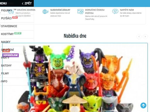 nákupní galerie bartis.cz - figurky a stavebnice