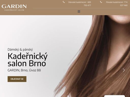 dámy a pánové v kadeřnictví brno gardin se o vás postaráme. odejdete nadšeni s novým účesem, který vám každý pochválí. těšíme se na vás.