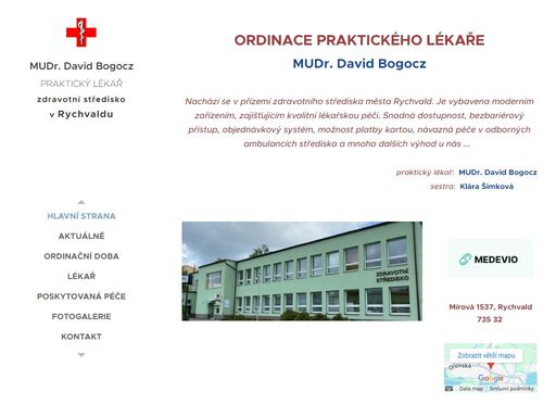 praktický lékař, zdravotní středisko - rychvald