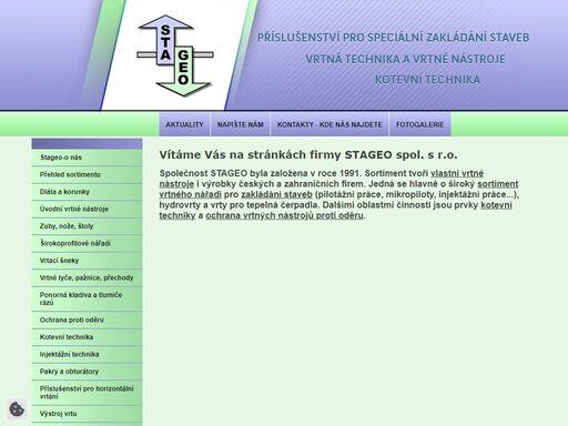 výroba vrtných nástrojů pro zakládání staveb. vrtná technika a vrtné nástroje. prvky kotevní techniky.