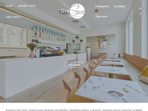 kavárna the spot malá strana vám denně nabídne skvělé snídaně, nebo obědy a naše kuchyně je orientovaná na moderní mezinárodní gastronomii.
