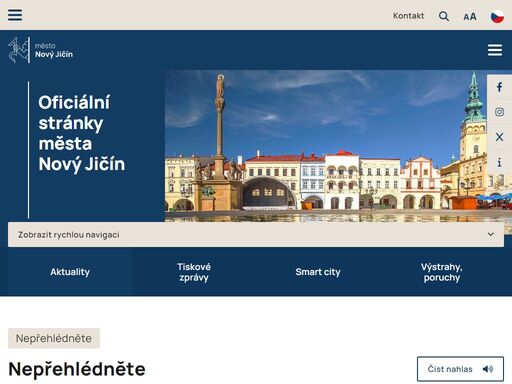 vítáme vás na oficiálních stránkách města klobouků