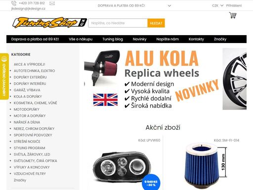 tuningshop.cz – váš partner pro autodoplňky, tuning a příslušenství! náš e-shop nabízí více než 50.000 produktů pro všechny automobilové nadšence. specializujeme se na tuning a autodoplňky pro interiér i exteriér vozu, tuningové díly a příslušenství, které posunou váš vůz na novou úroveň.