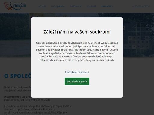 poskytuje dlouhodobý i krátkodobý pronájem kvalitních autojeřábů s odborně proškolenou obsluhou. disponujeme autojeřáby až do hmotnosti břemene 55t.