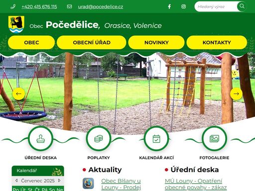 obec počedělice
