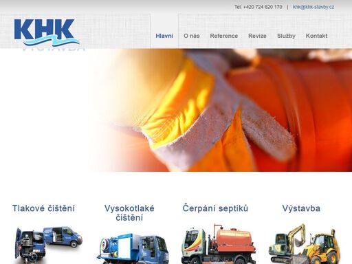 hlavní stránka společnosti khk kostolány s.r.o. vodohospodářské stavby