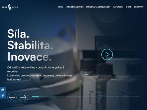 skupina suas group se pohybuje na poli energetiky, cirkulární ekonomiky, realitní a developerské činnosti a strojírenství.