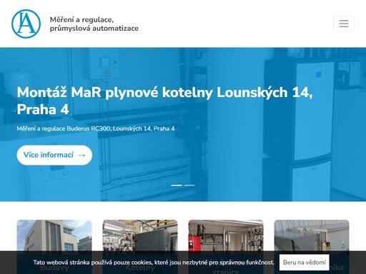 měření a regulace, průmyslová automatizace. návrh optimálního řešení regulace technologických procesů. montáž zařízení měření a regulace, záruční a pozáruční servis.