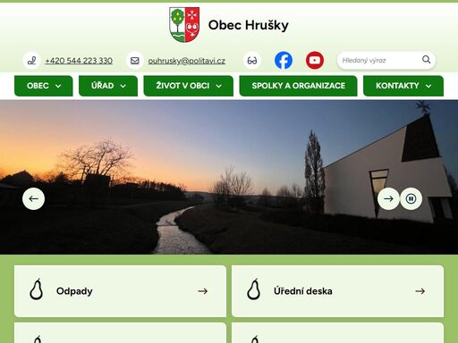 obec hrušky