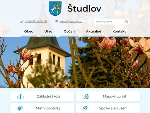 oficiální stránky obce študlov