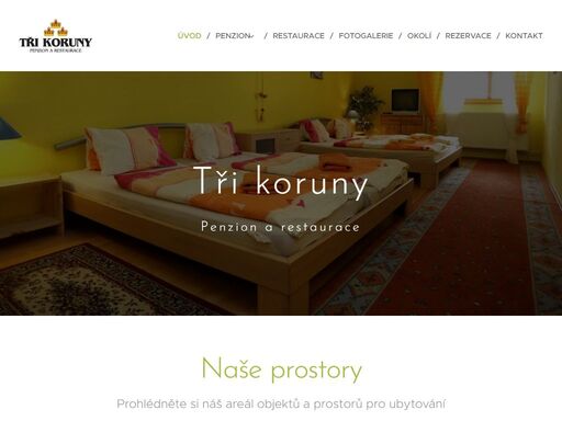 prohlédněte si náš areál objektů a prostorů pro ubytování