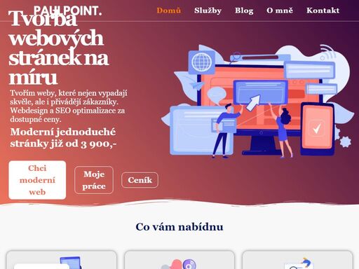 tvorba webových stránek na míru. nabízím profesionální tvorbu moderních, responzivních a seo optimalizovaných webových stránek